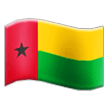 Wie Flagge: Guinea-Bissau Emoji auf Samsung aussieht.