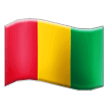 How Flag: Guinea emoji looks on Samsung.