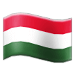 How Flag: Hungary emoji looks on Samsung.