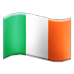 How Flag: Ireland emoji looks on Samsung.