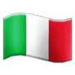 How Flag: Italy emoji looks on Samsung.