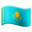 Hoe Vlag: Kazachstan emoji eruit ziet op Samsung.