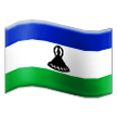 Hvordan Flagg: Lesotho emoji ser ut på Samsung.