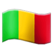 How Flag: Mali emoji looks on Samsung.