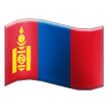 Bagaimana emoji Bendera: Mongolia kelihatan di Samsung.