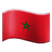 How Flag: Morocco emoji looks on Samsung.