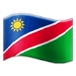 Hvordan Flagg: Namibia emoji ser ut på Samsung.