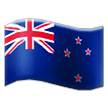 How Flag: New Zealand emoji looks on Samsung.