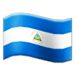 Cómo se ve el emoji Bandera: Nicaragua en Samsung.