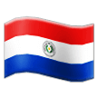 Hvordan Flag: Paraguay emoji ser ud på Samsung.