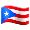 Hvordan Flagg: Puerto Rico emoji ser ut på Samsung.