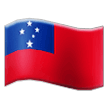 How Flag: Samoa emoji looks on Samsung.