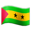 Bagaimana emoji Bendera: Sao Tome dan Principe kelihatan di Samsung.