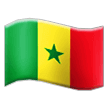 Bagaimana emoji Bendera: Senegal kelihatan di Samsung.