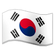 How Flag: South Korea emoji looks on Samsung.