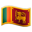 Hur Flagga: Sri Lanka emoji ser ut på Samsung.