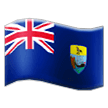 How Flag: St. Helena emoji looks on Samsung.