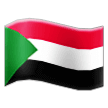 How Flag: Sudan emoji looks on Samsung.