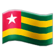 Hoe Vlag: Togo emoji eruit ziet op Samsung.