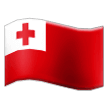 How Flag: Tonga emoji looks on Samsung.