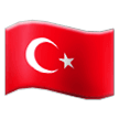 A quoi ressemblent les emoji Drapeau : Turquie sur Samsung.