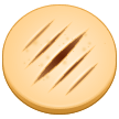 Bagaimana emoji Roti leper kelihatan di Samsung.