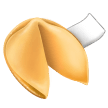 How Fortune Cookie emoji looks on Samsung.