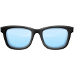 How Glasses emoji looks on Samsung.