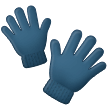 How Gloves emoji looks on Samsung.