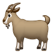 How Goat emoji looks on Samsung.