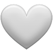 How Grey Heart emoji looks on Samsung.