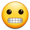 How Grimacing Face emoji looks on Samsung.