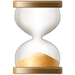 How Hourglass Done emoji looks on Samsung.