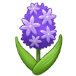 How Hyacinth emoji looks on Samsung.