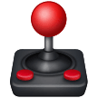 Como o emoji do Joystick é exibido no Samsung.