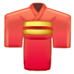 Kimono emojisi Samsung üzerinde nasıl görünüyor.