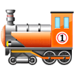 How Locomotive emoji looks on Samsung.