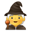 How Mage emoji looks on Samsung.