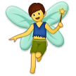 How Man Fairy emoji looks on Samsung.