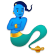 How Man Genie emoji looks on Samsung.