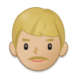 A quoi ressemblent les emoji Homme: peau moyennement claire sur Samsung.