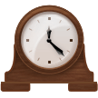 How Mantelpiece Clock emoji looks on Samsung.