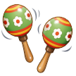 How Maracas emoji looks on Samsung.