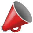 How Megaphone emoji looks on Samsung.