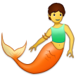 How Merperson emoji looks on Samsung.