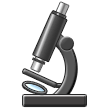 A quoi ressemblent les emoji Microscope sur Samsung.