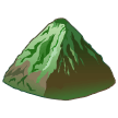 How Mountain emoji looks on Samsung.