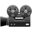 How Movie Camera emoji looks on Samsung.