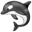 A quoi ressemblent les emoji Orque sur Samsung.