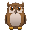 How Owl emoji looks on Samsung.